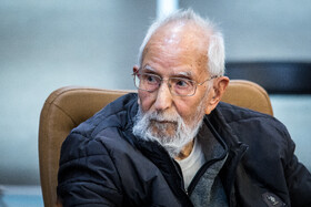 محمدعلی موحد در مراسم تولد ۹۸ سالگی فتح الله مجتبایی