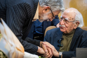 مراسم تولد ۹۸ سالگی فتح الله مجتبایی