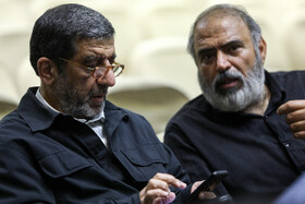 عزت‌الله ضرغامی در مراسم یادبود درگذشتگان خانواده معاون رییس جمهور