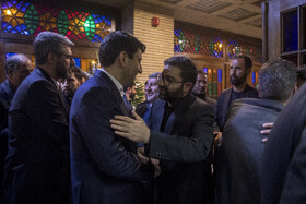 ستار هاشمی، وزیر ارتباطات و فناوری اطلاعات در مراسم یادبود درگذشتگان خانواده معاون رییس جمهور