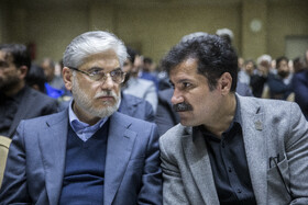 عبدالکریم حسین‌زاده، معاون رئیس جمهور در امور توسعه روستایی و مناطق محروم کشور و حسین سیمایی صراف، وزیر علوم، تحقیقات و فناوری در مراسم یادبود درگذشتگان خانواده معاون رییس جمهور