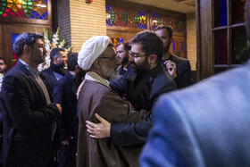 عبدالحسین خسروپناه، دبیر شورای عالی انقلاب فرهنگی در مراسم یادبود درگذشتگان خانواده معاون رییس جمهور