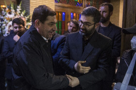 محمد مخبر در مراسم یادبود درگذشتگان خانواده معاون رییس جمهور