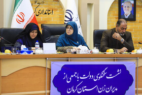 نشست زنان مدیر استان کرمان با حضور فاطمه مهاجرانی، سخنگوی دولت