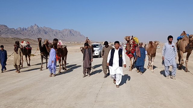 برگزاری مسابقات شتردوانی خاش به مناسبت روز جهانی خاک - ایسنا