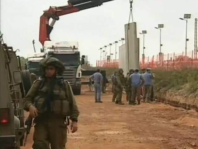 دیوارکشی رژیم صهیونیستی در مرز اردن