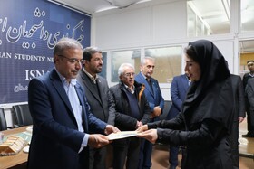 حضور استاندار همدان در دفتر ایسنا