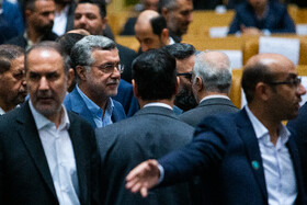 محمدرضا ظفرقندی، وزیر بهداشت در جشنواره ارتقاء شفافیت و رفع موقعیت های تعارض منافع