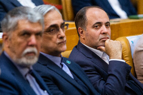 غلامرضا نوری قزلجه، وزیر کشاورزی در جشنواره ارتقاء شفافیت و رفع موقعیت های تعارض منافع