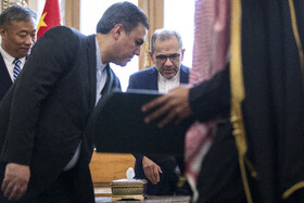 مجید تخت روانچی معاون سیاسی وزیر امور خارجه در نشست کمیته سه‌جانبه مشترک ایران، عربستان سعودی و چین