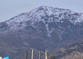 برف پائیزی دنا را سفیدپوش کرد