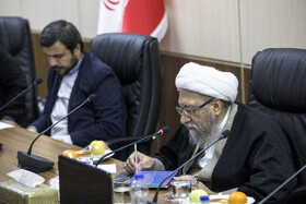 دیدار صادق آملی لاریجانی، رئیس مجمع تشخیص مصلحت نظام با دانشجویان