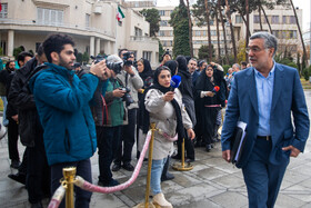 محمدرضا ظفرقندی، وزیر بهداشت، درمان و آموزش پزشکی در حاشیه جلسه هیات دولت - ۱۹ آذر