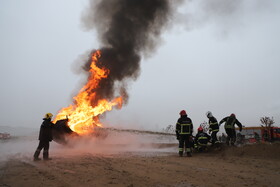 مانور زلزله «صلابت آذربایجان» در تبریز