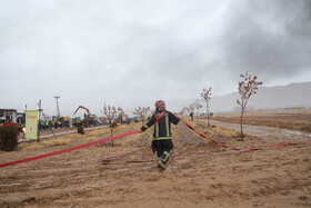 مانور زلزله «صلابت آذربایجان» در تبریز