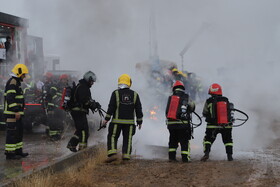مانور زلزله «صلابت آذربایجان» در تبریز