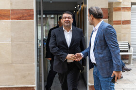 بازدید ابوالفضل نجارزاده، مدیرعامل بانک ملی از ایسنا