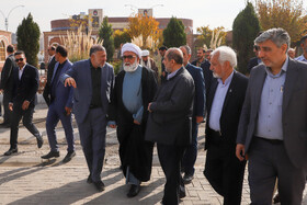 آیت‌الله احمد مروی، تولیت آستان قدس رضوی در مراسم افتتاح فاز ۳ زائرسرا رضوی - مشهد
