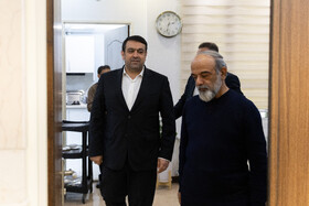 بازدید ابوالفضل نجارزاده، مدیرعامل بانک ملی از ایسنا