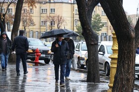 «باران و برف، نوای تازه‌ای در هوای همدان نواختند»