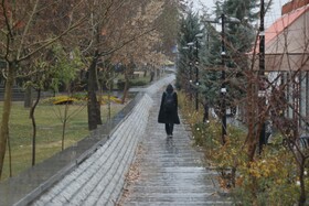 «باران و برف، نوای تازه‌ای در هوای همدان نواختند»