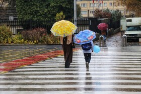 «باران و برف، نوای تازه‌ای در هوای همدان نواختند»