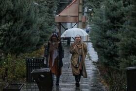 «باران و برف، نوای تازه‌ای در هوای همدان نواختند»