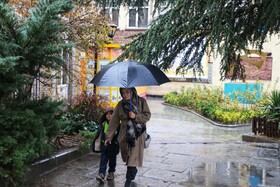 «باران و برف، نوای تازه‌ای در هوای همدان نواختند»