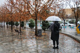 «باران و برف، نوای تازه‌ای در هوای همدان نواختند»