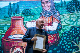 احمد میدری وزیر کار در آیین گرامیداشت «روز زن و مقام مادر»