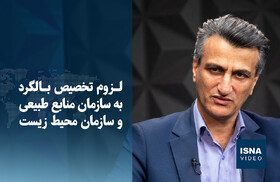 ویدیو / لزوم تخصیص بالگرد به سازمان منابع طبیعی و سازمان محیط زیست