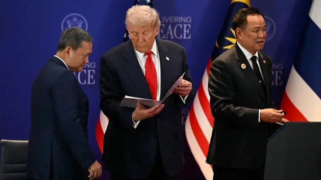 ترامپ: با یک تماس تلفنی جنگ کامبوج و تایلند را متوقف می‌کنم