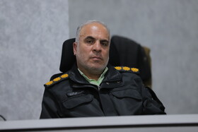 ناصر علی اکبری، جانشین معاون اجتماعی فرماندهی انتظامی استان آذربایجان شرقی در آیین گرامیداشت 26 امین سالگرد تاسیس ایسنا در تبریز