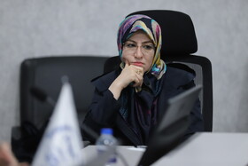 حمیده بردباری، معاون ارتباطات و اطلاع رسانی دفتر رییس جمهور در آیین گرامیداشت 26 امین سالگرد تاسیس ایسنا در تبریز