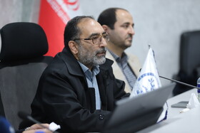 غلامرضا احمدی، رئیس شورای شهر تبریز در آیین گرامیداشت 26 امین سالگرد تاسیس ایسنا در تبریز