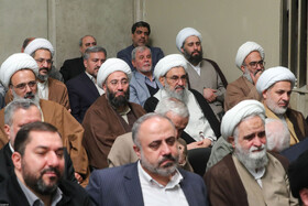 دیدار هزاران نفر از مداحان و ستایشگران اهل بیت(ع) با مقام معظم رهبری