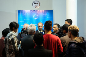 علیرضا قامتی، معاون عمرانی استاندار خراسان رضوی در سومین روز نمایشگاه پژوهش و فناوری - مشهد