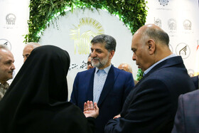 مصطفی فیضی، قائم مقام تولیت آستان قدس رضوی در سومین روز نمایشگاه پژوهش و فناوری - مشهد