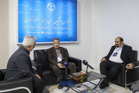 محمدرضا رجب زاده مقدم، معاون پژوهشی دانشگاه خیام در سومین روز نمایشگاه پژوهش و فناوری - مشهد