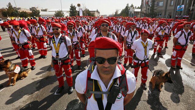 آماده‌باش تیم‌های عملیاتی هلال‌احمر همزمان با هشدار نارنجی هواشناسی