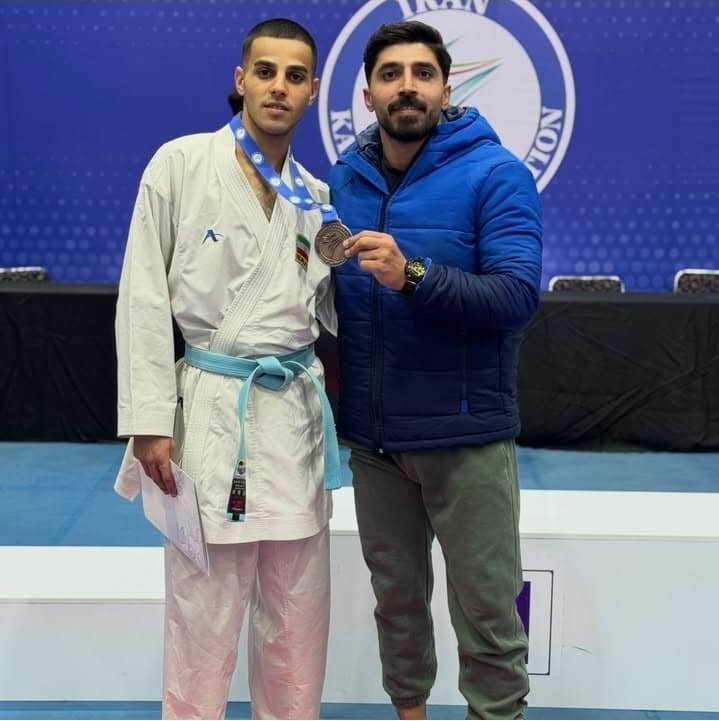 عنوان سومی ورزشکار خوزستانی در انتخابی تیم‌ ملی کاراته