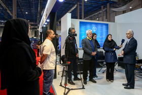 احسان قاضی‌زاده هاشمی، نماینده مجلس در چهارمین روز نمایشگاه پژوهش و فناوری - مشهد