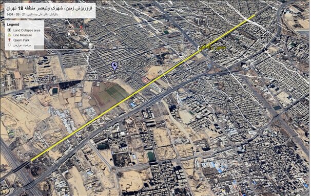 برداشت شن و ماسه و قنوات خشک، عامل تشدید فرونشست در جنوب غرب تهران