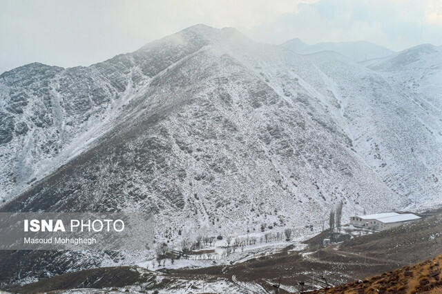 بارش برف-ارتفاعات شهمیرزاد پربارشترین ایستگاههای استان سمنان/ تداوم بارندگیها تا اواسط هفته
