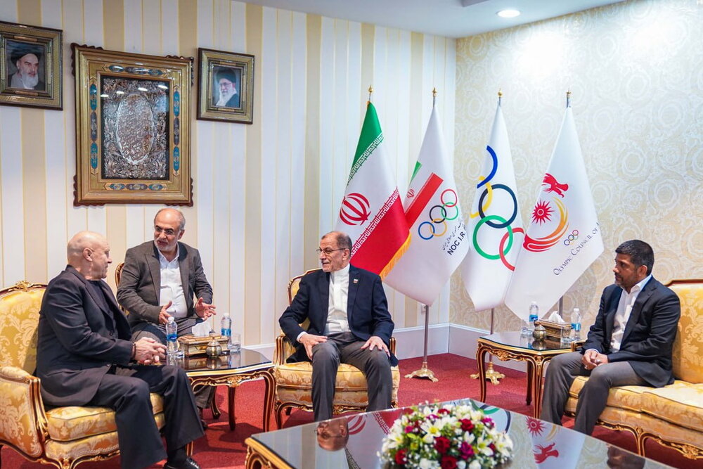 مامیاشویلی در دیدار با خسروی‌وفا: حضور در ایران برایم خیلی مهم بود