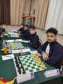 قدرت نمایی تیم شطرنج سیستان و بلوچستان در مسابقات لیگ دسته یک کشور