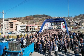 تشییع پیکر «احمد علیزاده» در شهر زیراب - سوادکوه