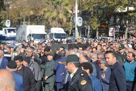 تشییع پیکر «احمد علیزاده» در شهر زیراب - سوادکوه