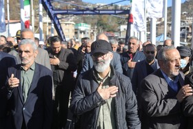 تشییع پیکر «احمد علیزاده» در شهر زیراب - سوادکوه