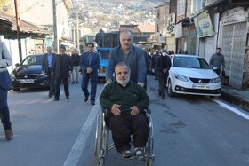 تشییع  پیکر «احمد علیزاده» در شهر زیراب - سوادکوه